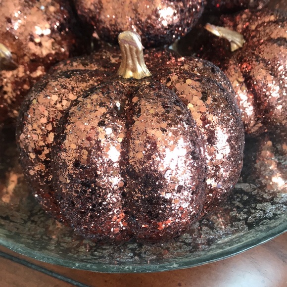 Fall Harvest Autumn glitter pumpkin set - Picture 4 of 7